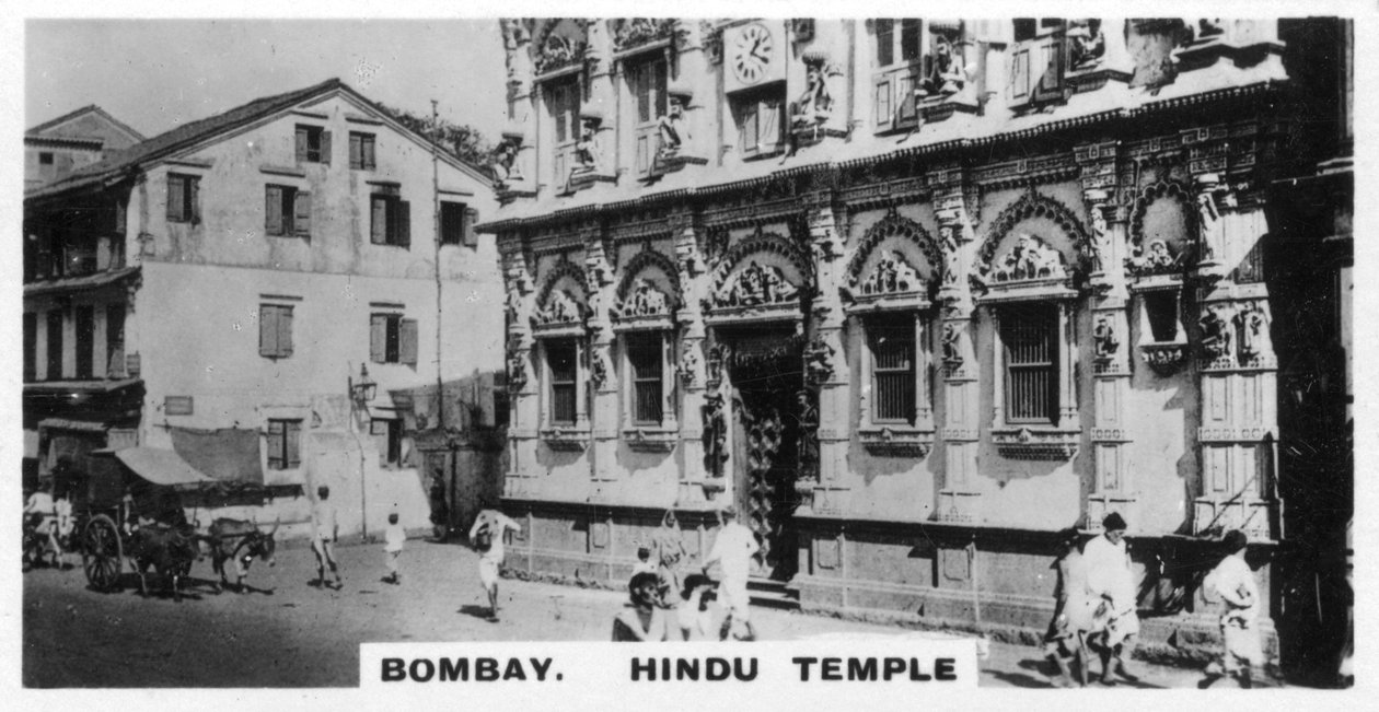 Tempio indù, Bombay, India, c1925 da Unbekannt