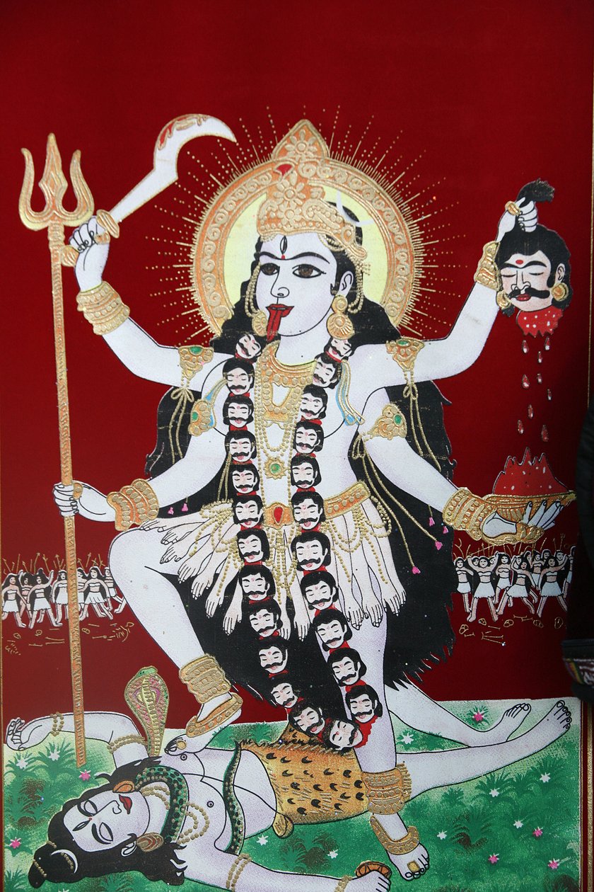 Dea indù Kali, Kathmandu, Nepal da Unbekannt