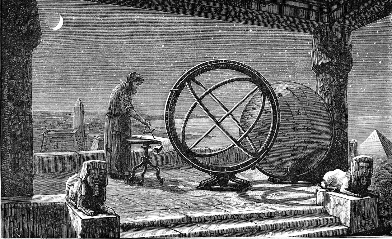 Ipparco, astronomo greco antico, II secolo a.C. c1880 da Unbekannt
