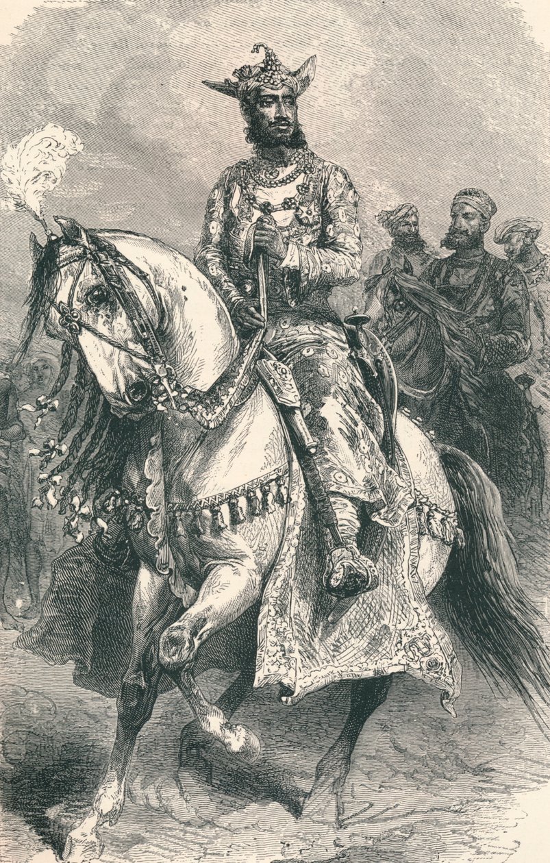 Sua Altezza il Maharajah di Gwalior, 1896 da Unbekannt