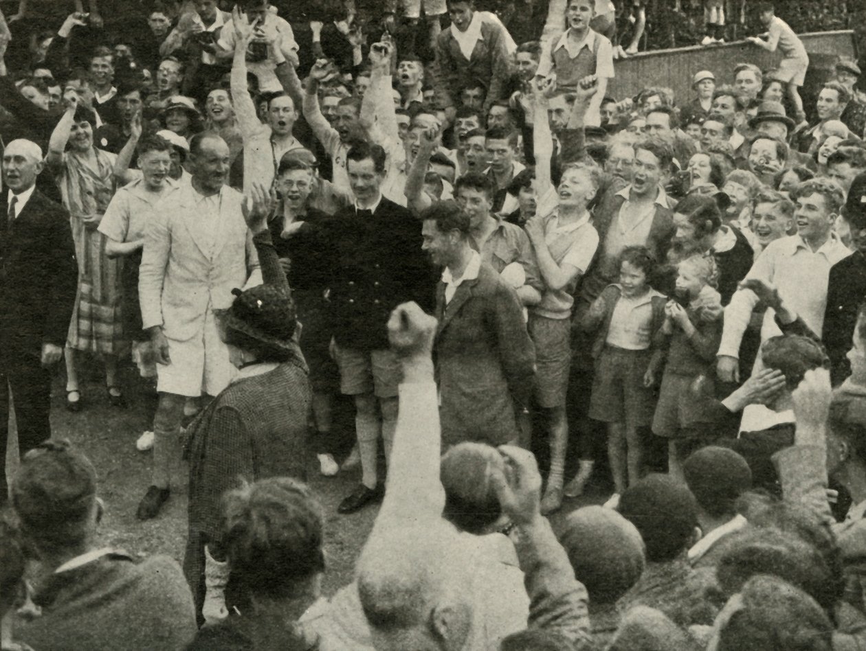 Sua Maestà al campo dei ragazzi a Southwold, 1937 da Unbekannt