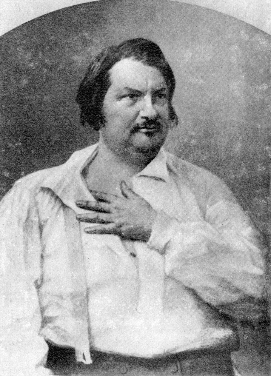 Honoré de Balzac, romanziere francese da Unbekannt