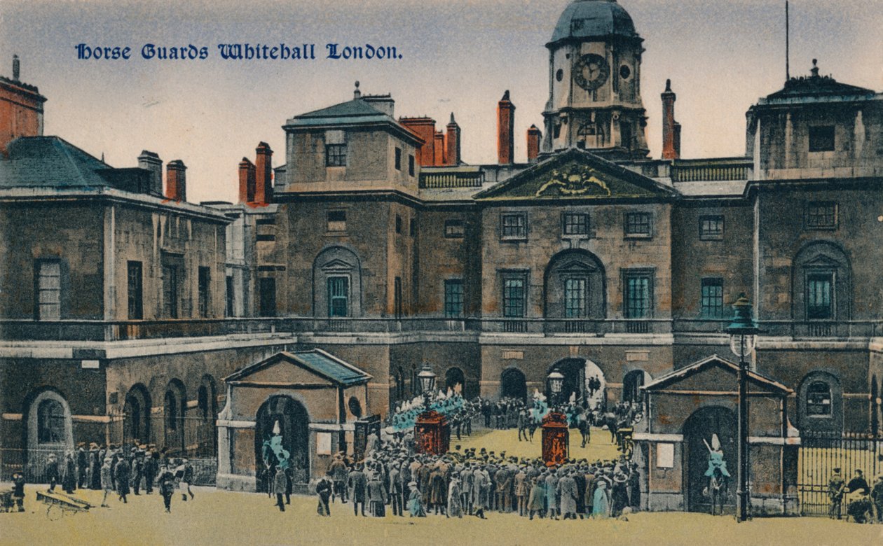 Horse Guards Whitehall Londra, c1910 da Unbekannt