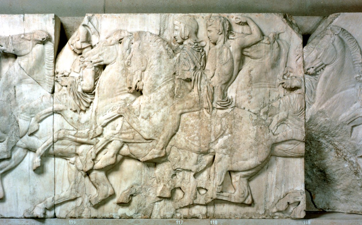 Cavalieri dal fregio del Partenone, 438-432 a.C. da Unbekannt