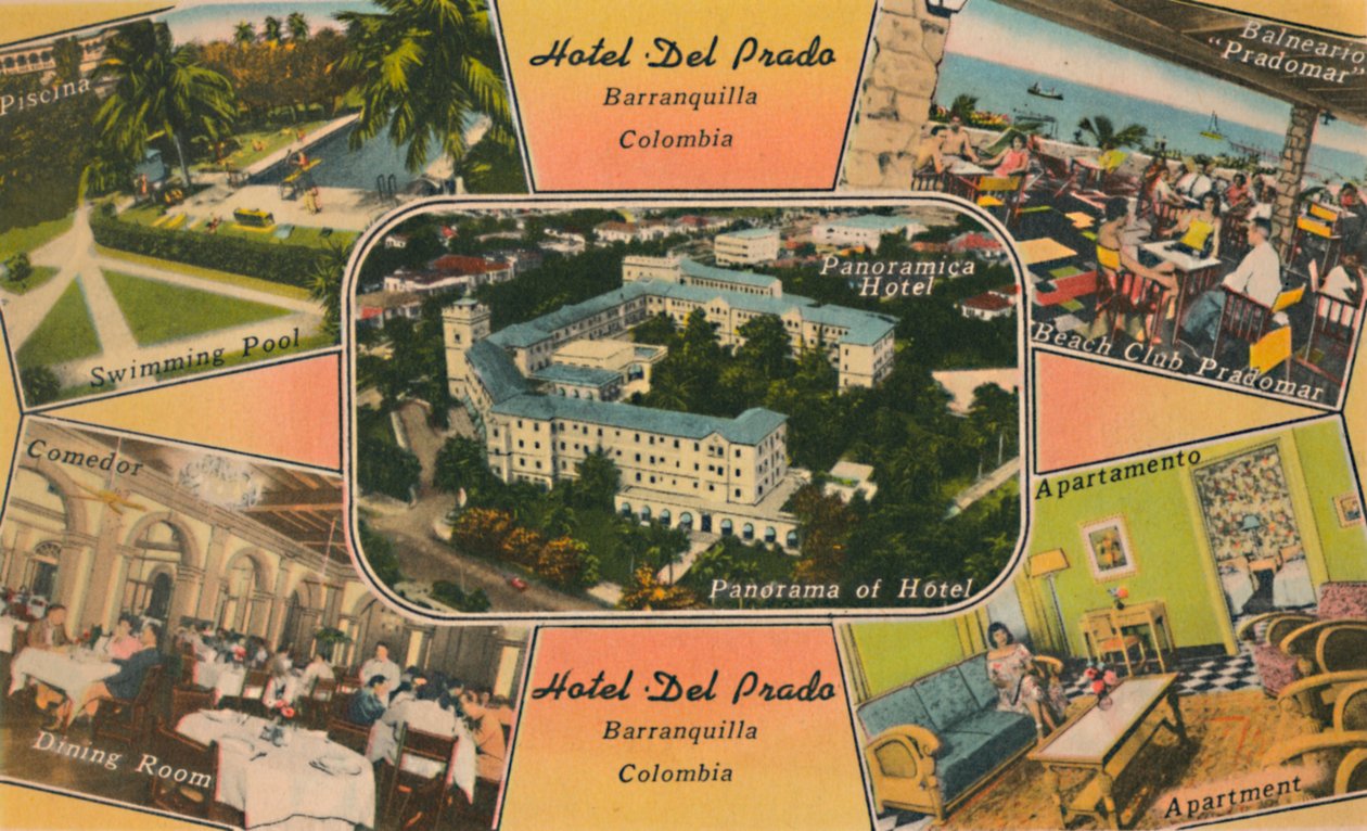 Hotel Del Prado, Barranquilla, Colombia, c1940s da Unbekannt
