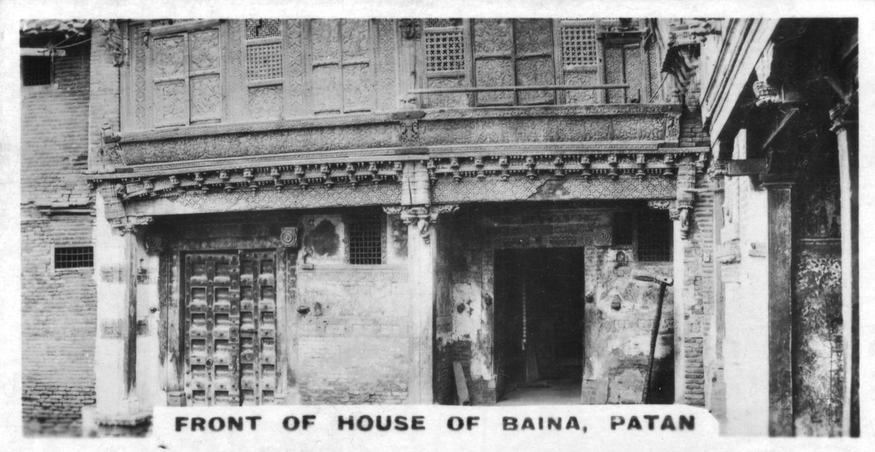 Casa di Baina, Patan, India, c1925 da Unbekannt
