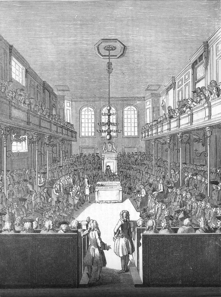 Camera dei Comuni al tempo di Giorgio II, 1845 da Unbekannt