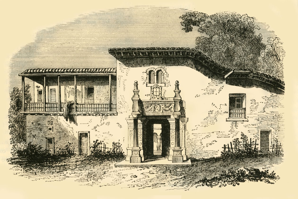 Casa di Pizarro, Cuzco, 1890 da Unbekannt