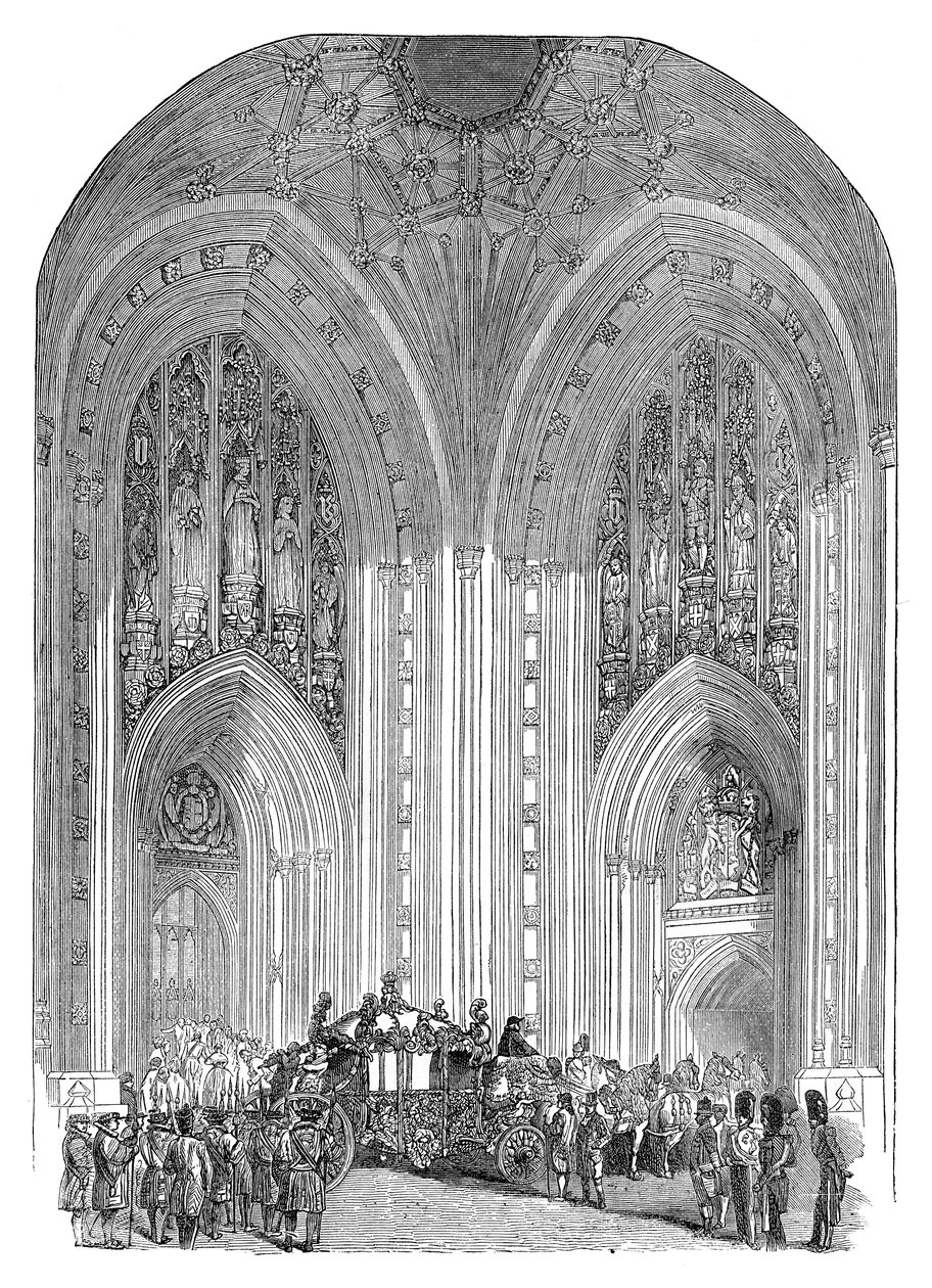Case del Parlamento, Grande Ingresso, Westminster, Londra, fine XIX secolo da Unbekannt