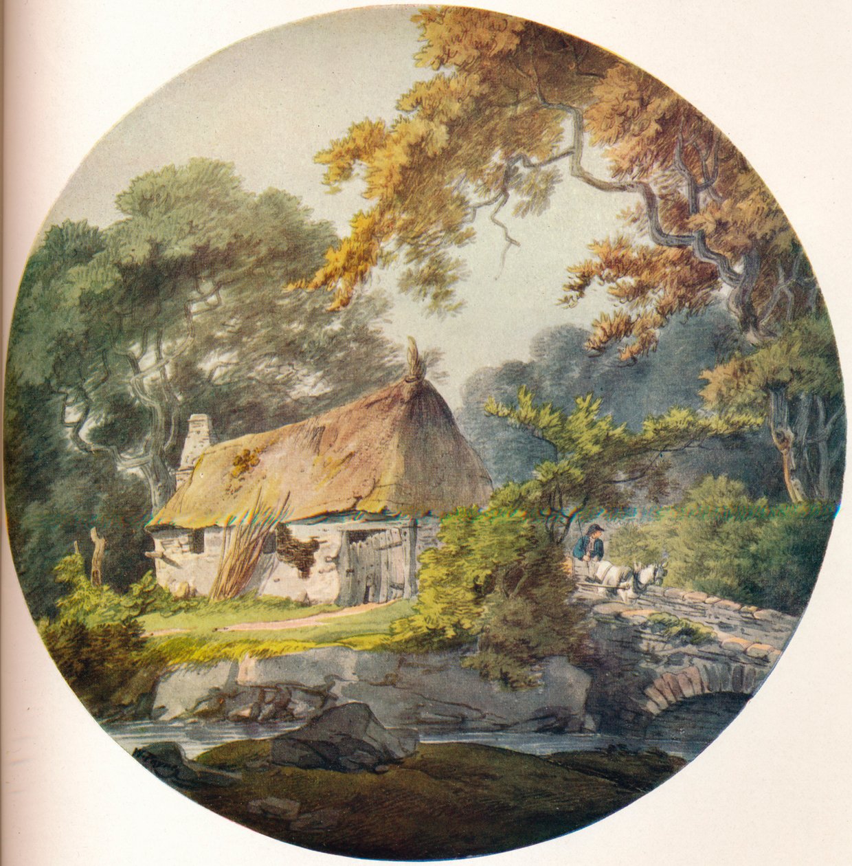 Capanna vicino a Yealmpton, Devon da Unbekannt