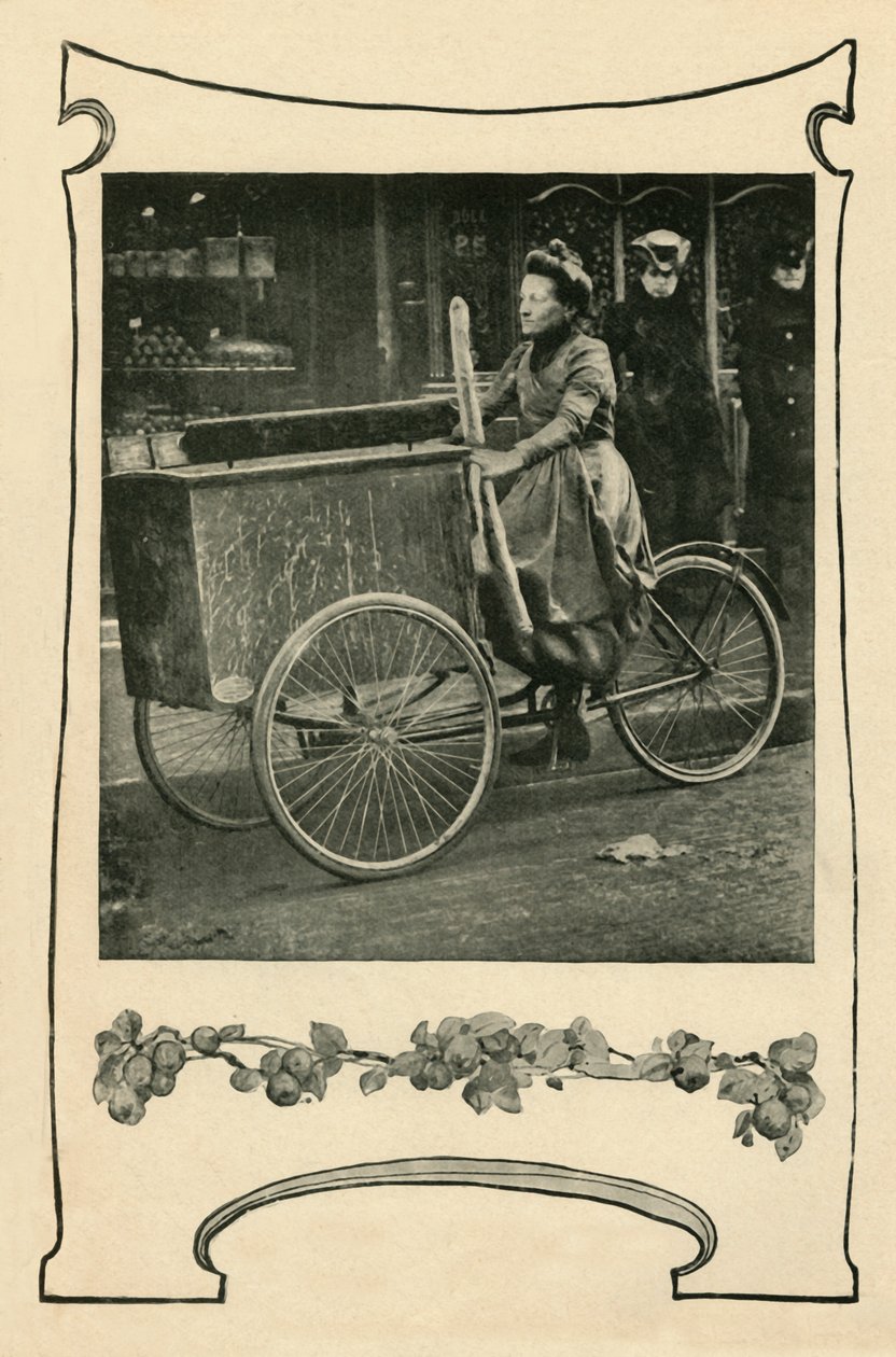 Come viene consegnato il pane a Parigi, 1901 da Unbekannt