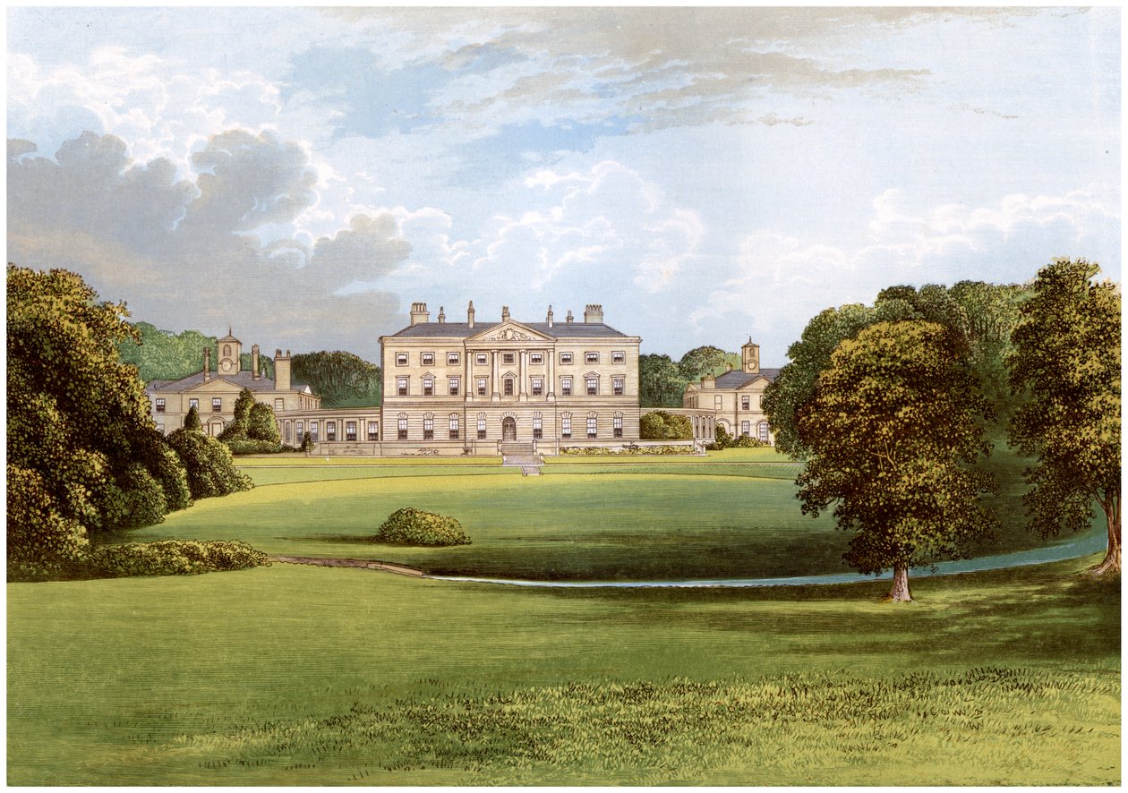 Howick Hall, Northumberland, casa di Earl Grey, c. 1880 da Unbekannt
