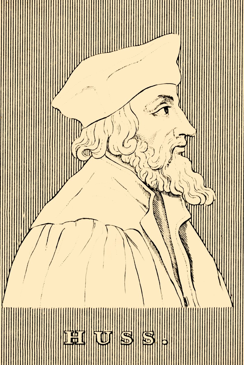 Huss, c1369-1415, 1830 da Unbekannt