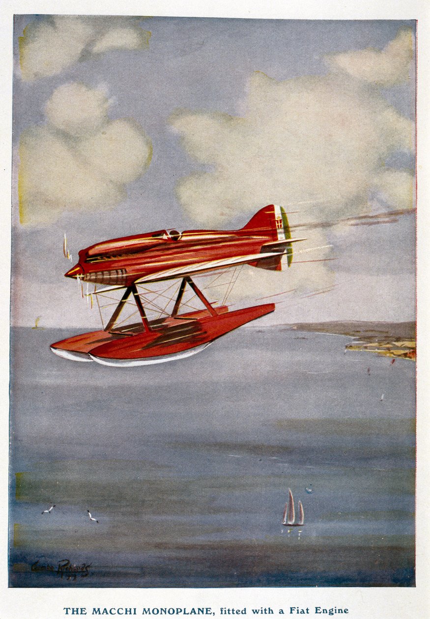 Idrovolante Macchi monoplano, Trofeo Schneider, settembre 1929 da Unbekannt