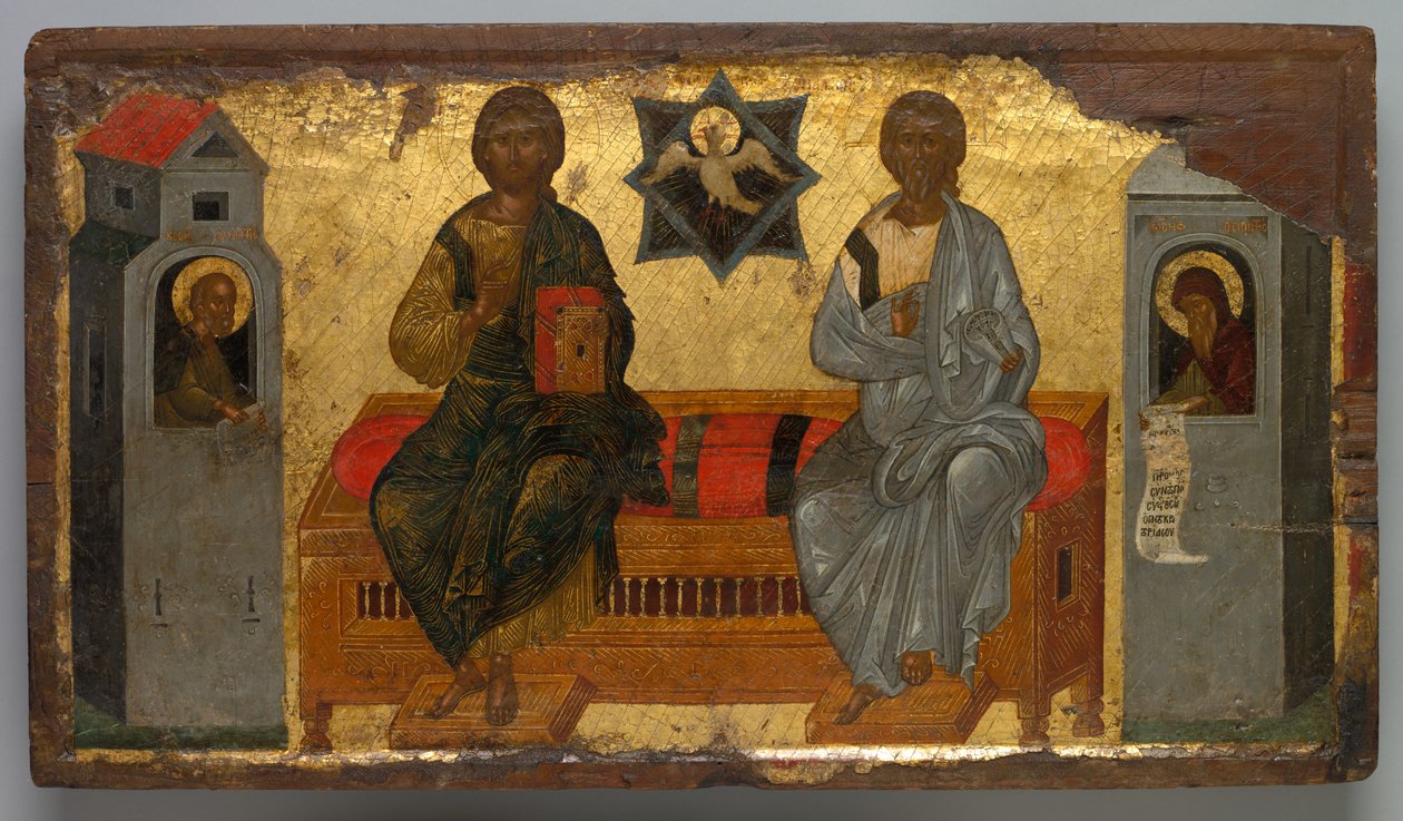 Icona della Trinità del Nuovo Testamento, c. 1450 da Unbekannt