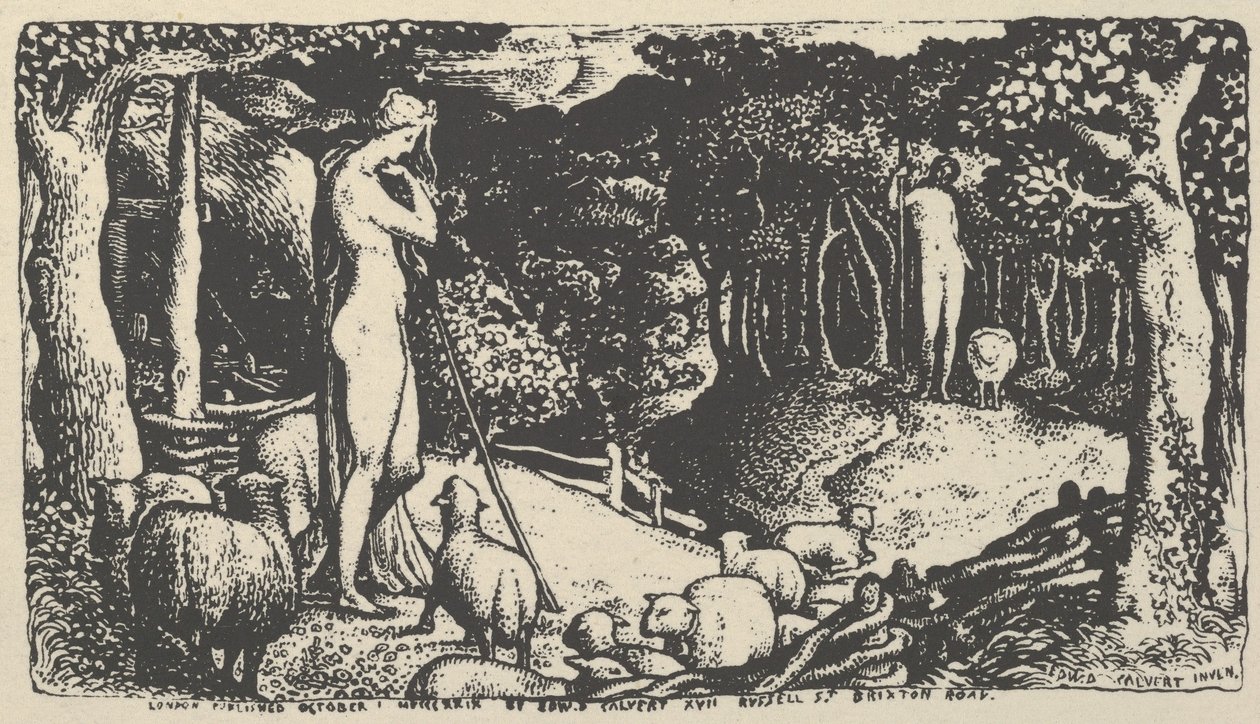 Vita pastorale ideale riprodotta per il Memoir di Calvert, 1904 da Unbekannt