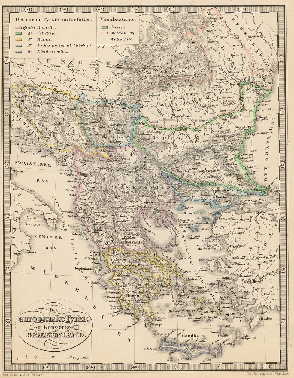 Illustrazione tratta dal libro Atlas over alle Jordens Dele di autore sconosciuto e pubblicato da Chr. Steen & Søn (Copenaghen, 1857) da Unbekannt