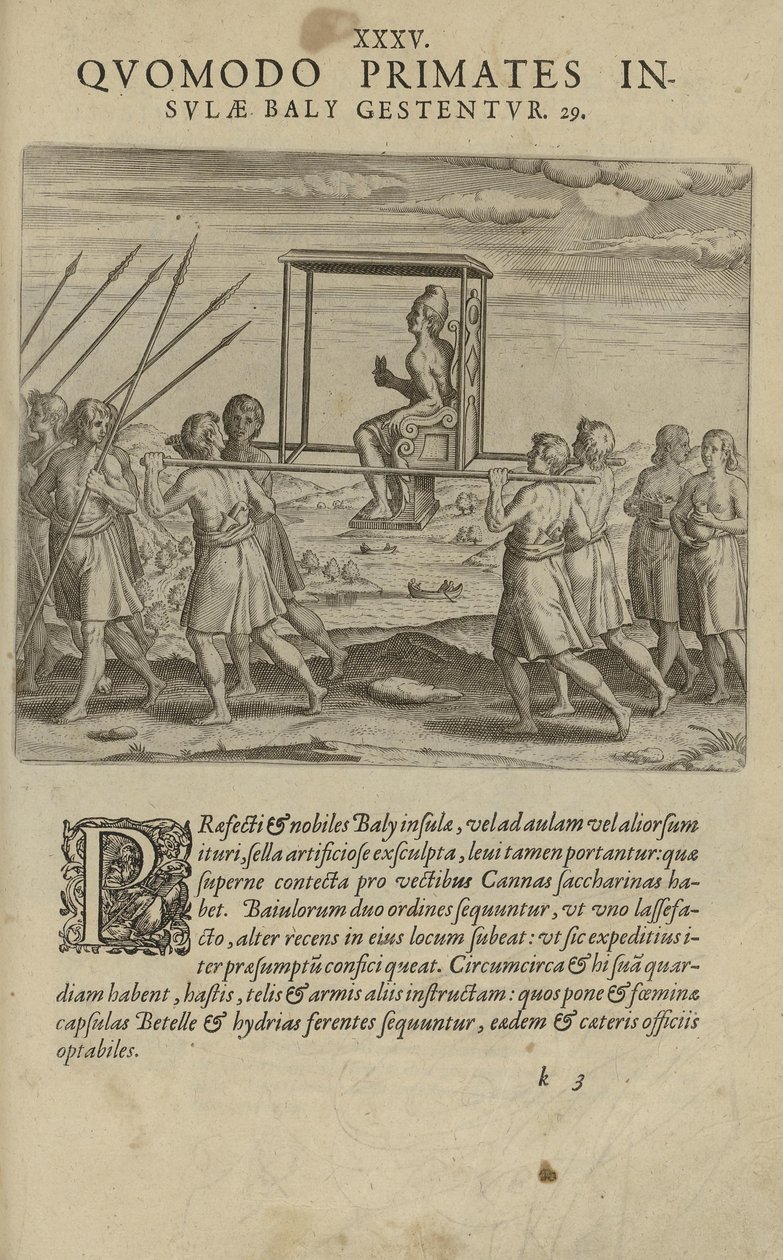 Illustrazione tratta dal libro India Orientalis di autore sconosciuto e pubblicato da Excudebat Matthaeus Beckerus da Unbekannt