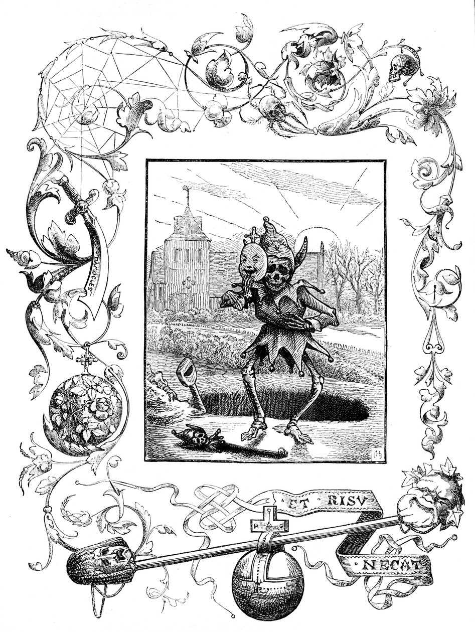 Illustrazione da Emblems di Francis Quarles, 1895 da Unbekannt
