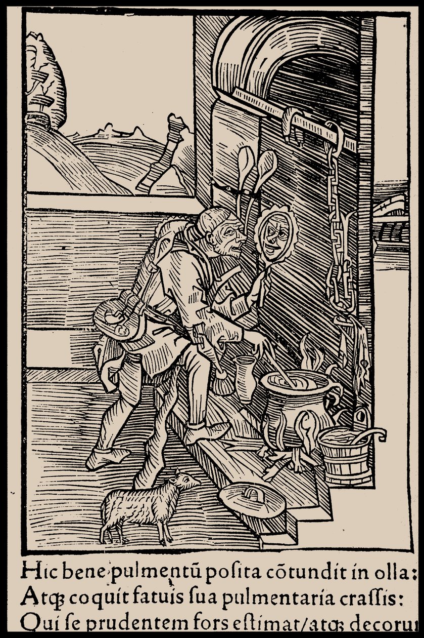 Illustrazione per il libro La nave dei folli di Sebastian Brant da Unbekannt