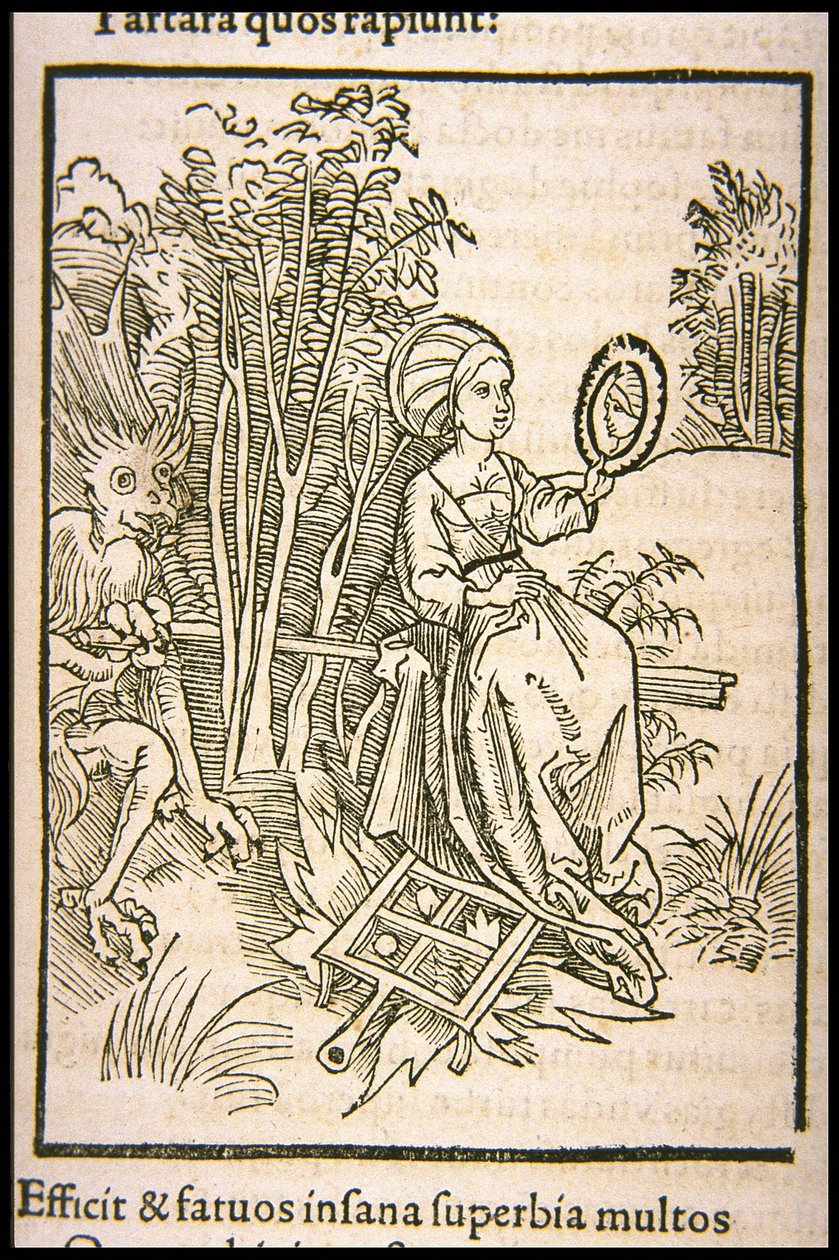 Illustrazione al libro La nave dei folli di Sebastian Brant, 1497 da Unbekannt