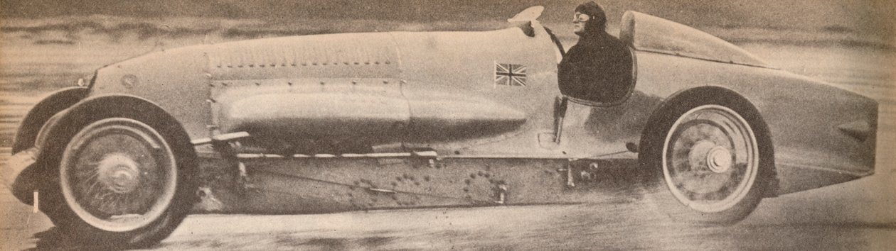 Nel gennaio 1927, il maggiore Malcolm Campbell nel suo famoso Bluebird ha battuto il record mondiale di velocità terrestre da Unbekannt