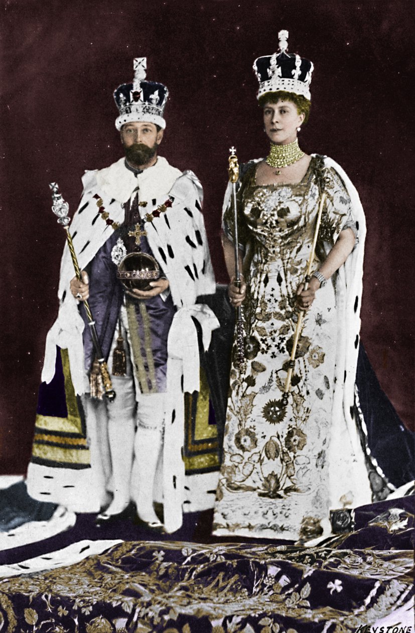 In primavera 1910, Re Edoardo VII morì, a marzo 1911, Re Giorgio V fu incoronato, 1911, 1945 da Unbekannt