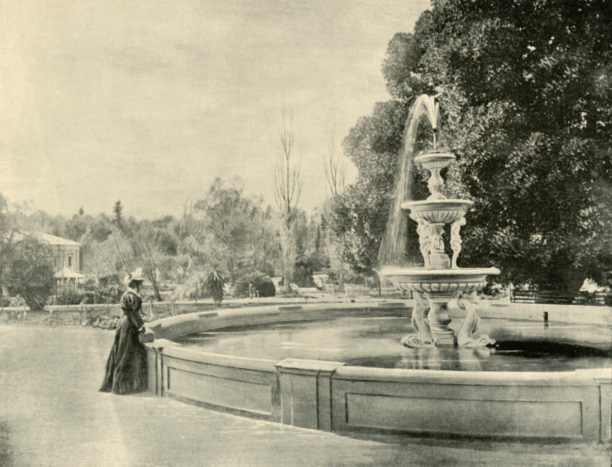 Nei Giardini Botanici, Adelaide, 1901 da Unbekannt