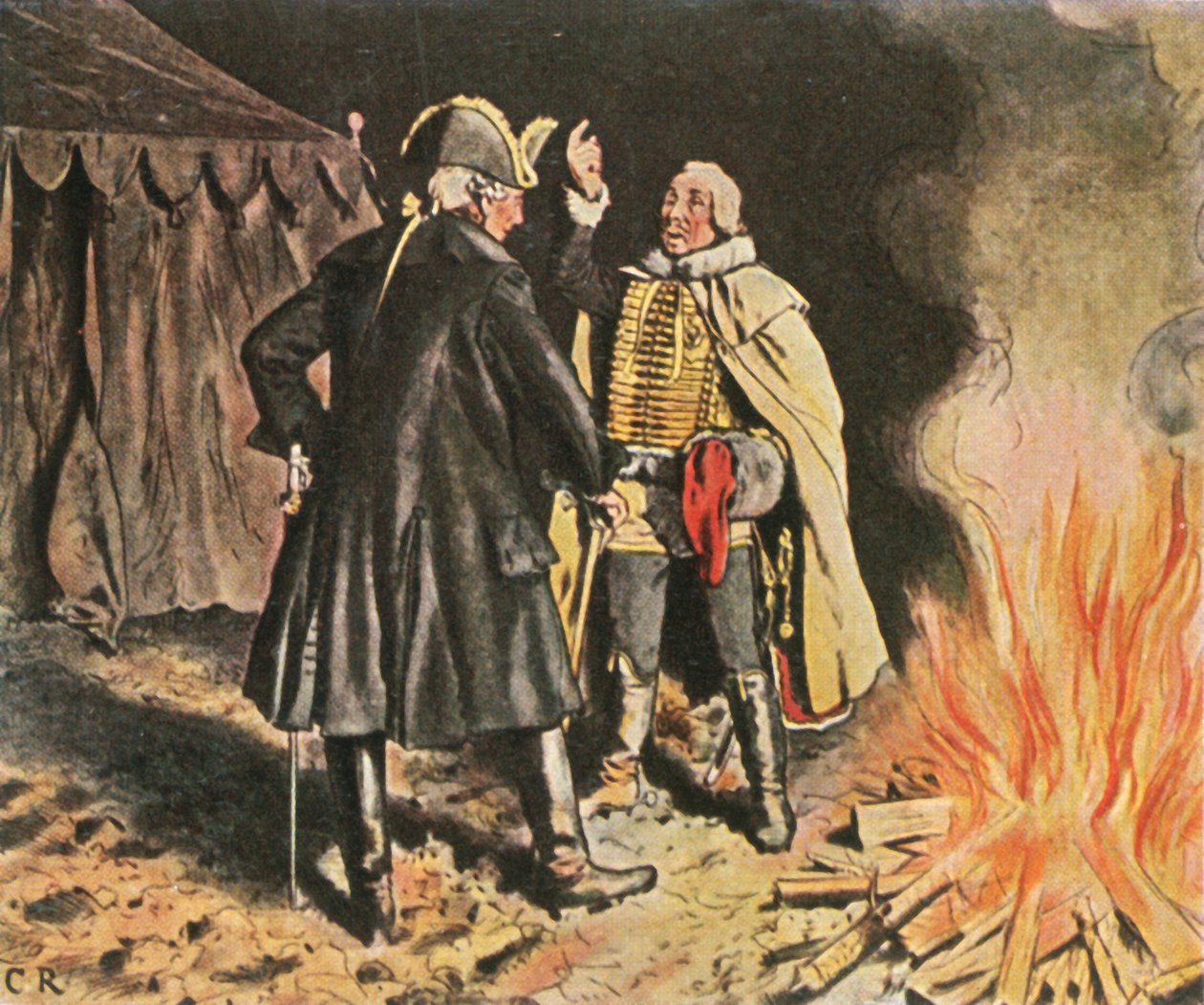 Nel campo di Bunzelwitz, settembre 1761 da Unbekannt