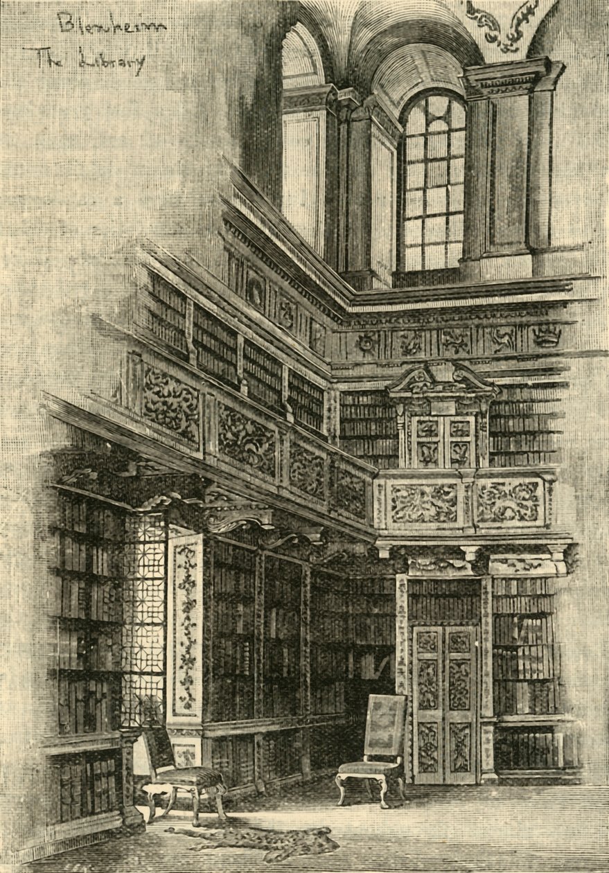 In biblioteca, 1870, 1898 da Unbekannt