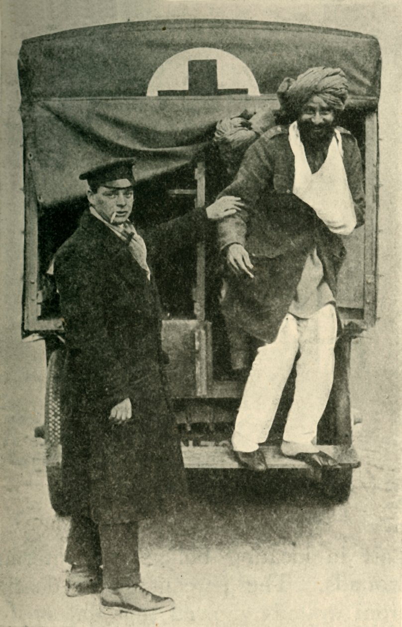 Soldato indiano ferito, Prima Guerra Mondiale, 1914 da Unbekannt