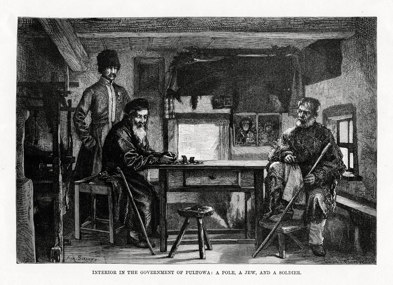 Interno nel governo di Pultowa, Ucraina centrale, 1879 da Unbekannt