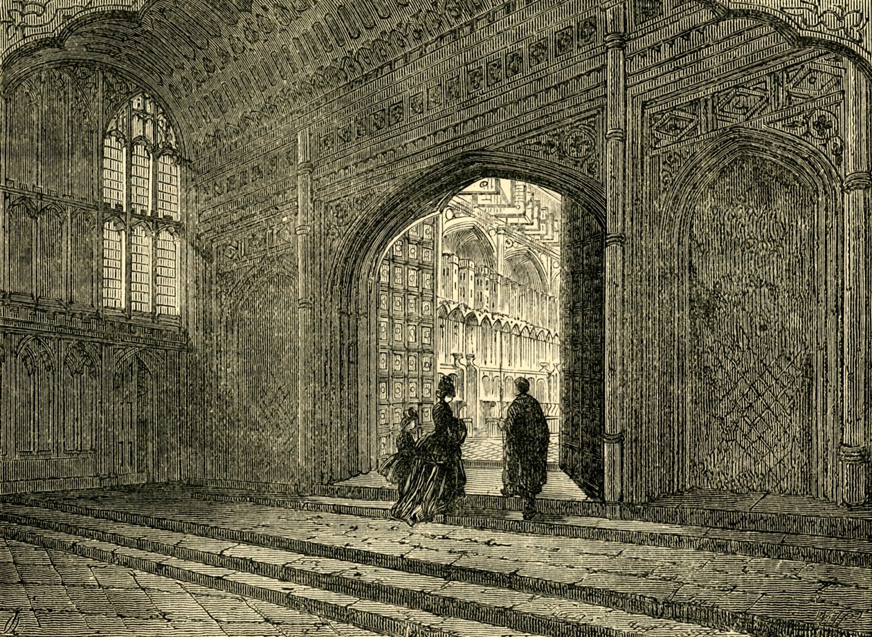 Interno della Cappella di Enrico VII, 1881 da Unbekannt