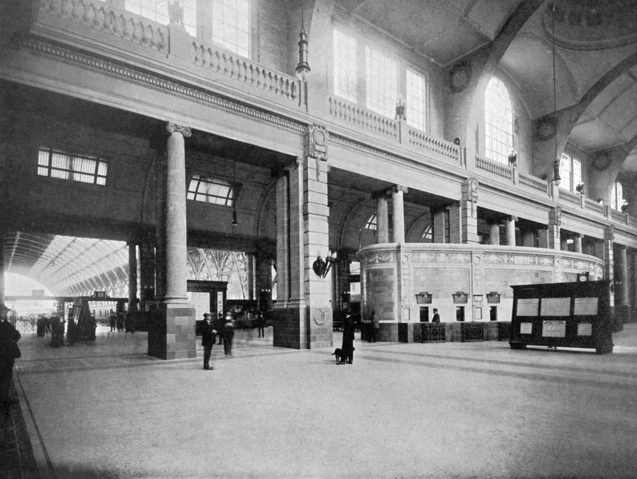 Interno della stazione ferroviaria di Retiro, Buenos Aires, Argentina da Unbekannt