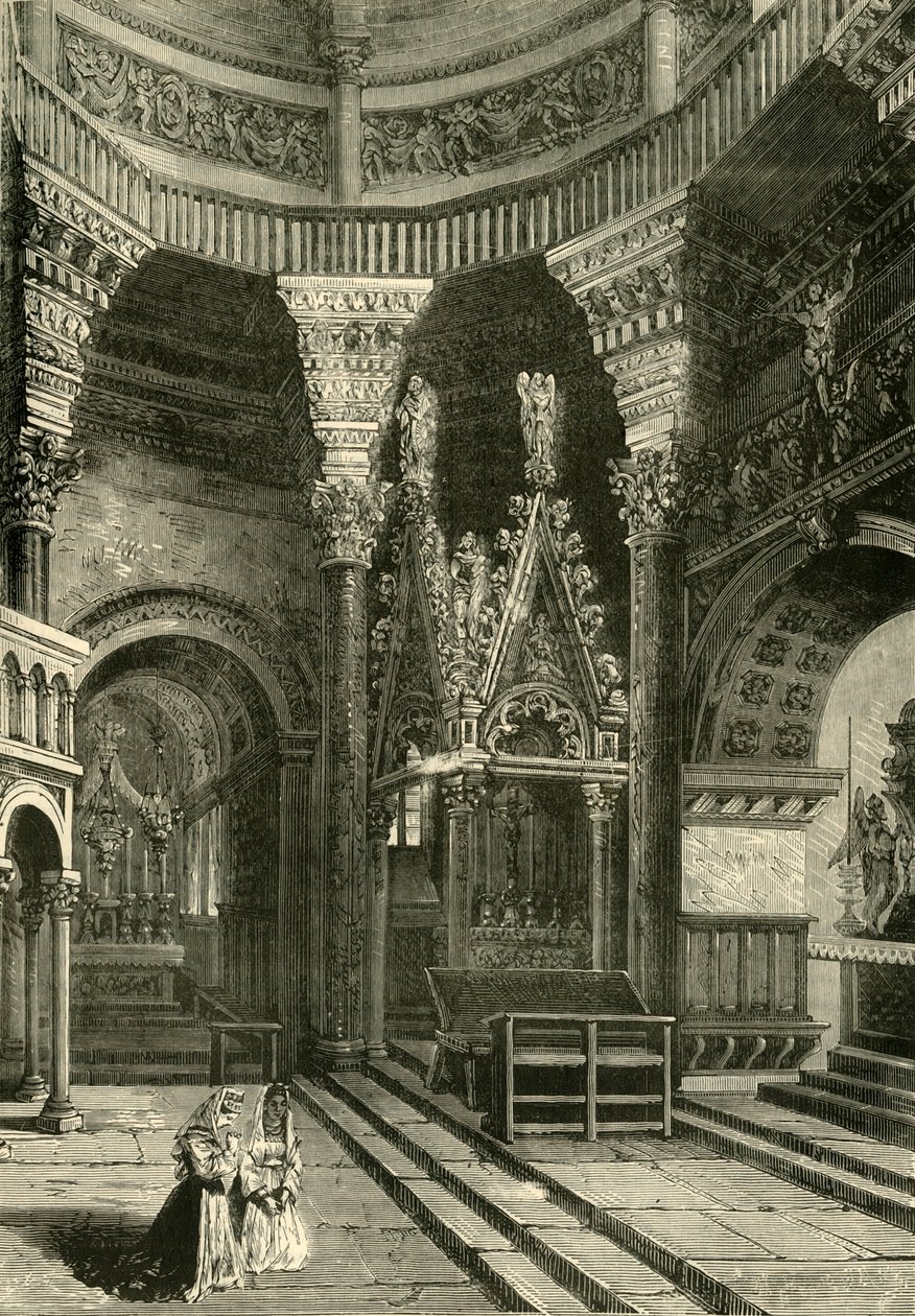 Interno della Cattedrale di Spalato, Ex Tempio del Palazzo di Diocleziano da Unbekannt