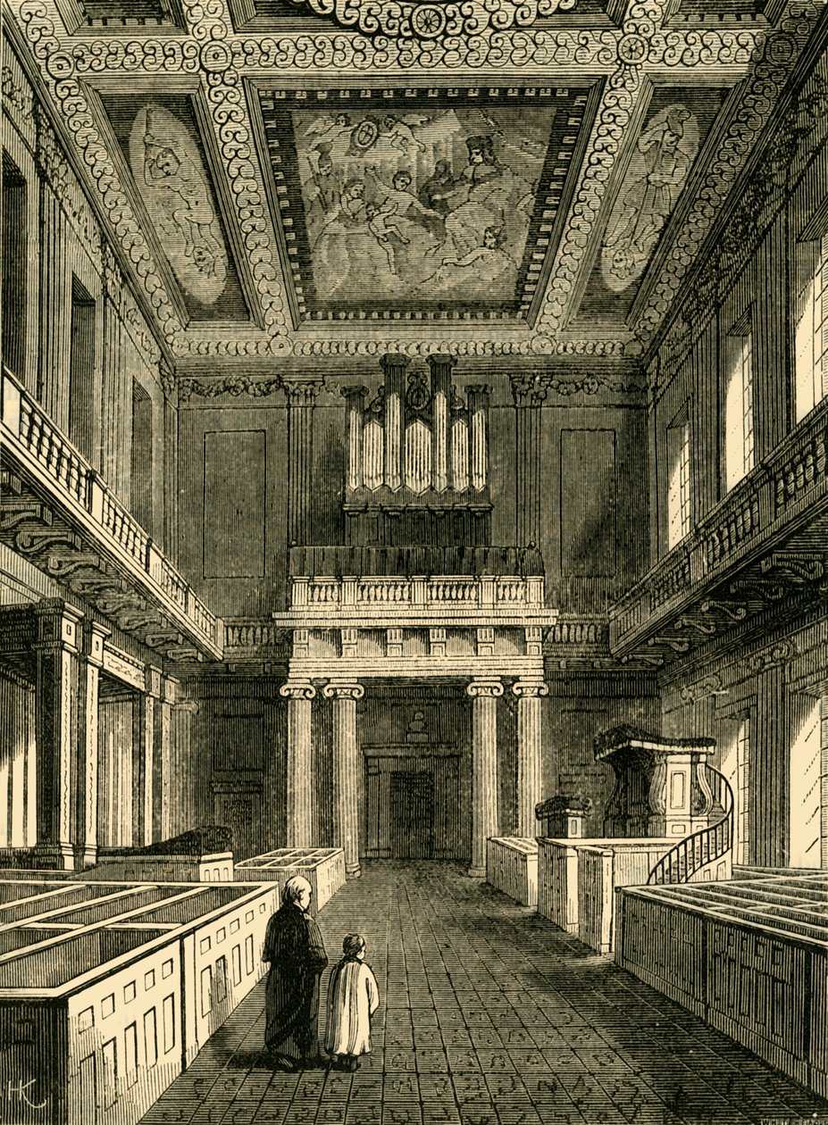 Interno della Cappella Reale Banqueting House, Whitehall da Unbekannt