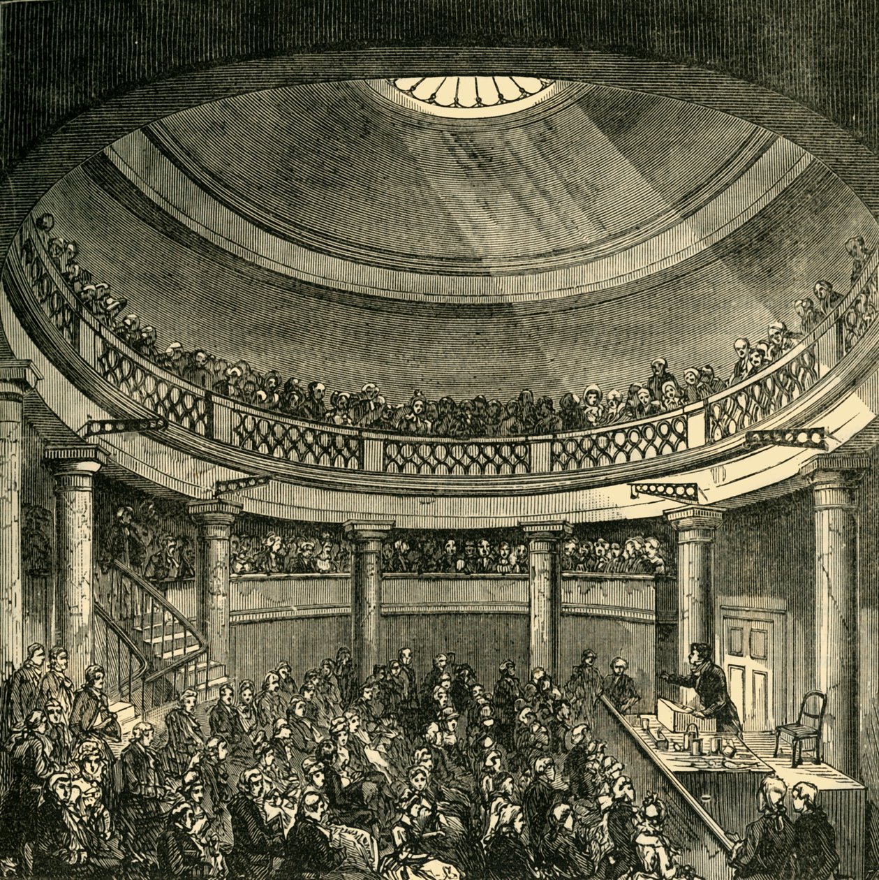 Interno della Rotonda, Blackfriars Road da Unbekannt