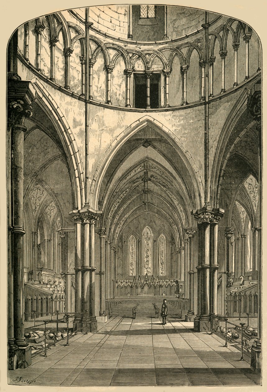 Interno della Chiesa del Tempio, 1870, 1897 da Unbekannt