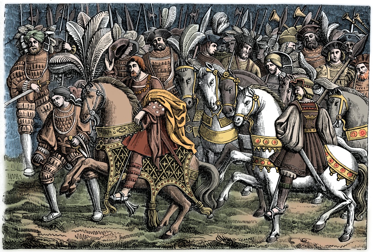 Incontro tra Francesco I e Enrico VIII, sul Campo del Drappo d