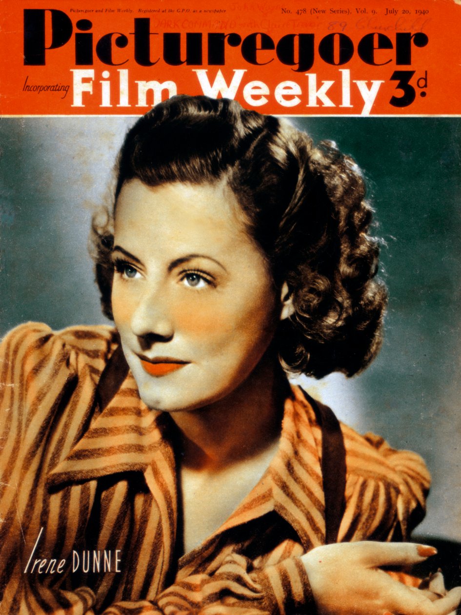 Irene Dunne 1898-1990, attrice americana, 1940 da Unbekannt