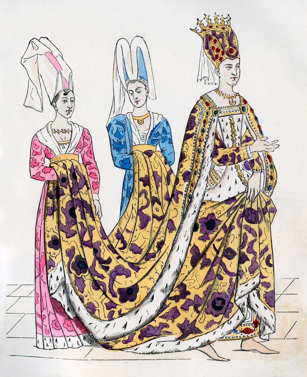 Isabeau di Baviera, Regina Consorte di Carlo VI di Francia, 1385 1882-1884 da Unbekannt
