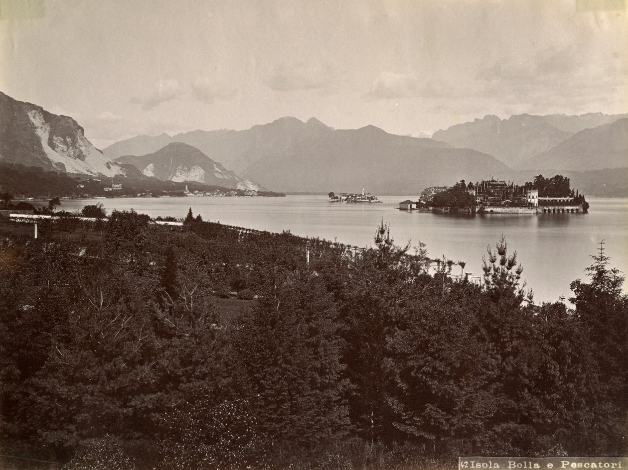 Isola dei Pescatori, Lago Maggiore, Italia, 1890 da Unbekannt