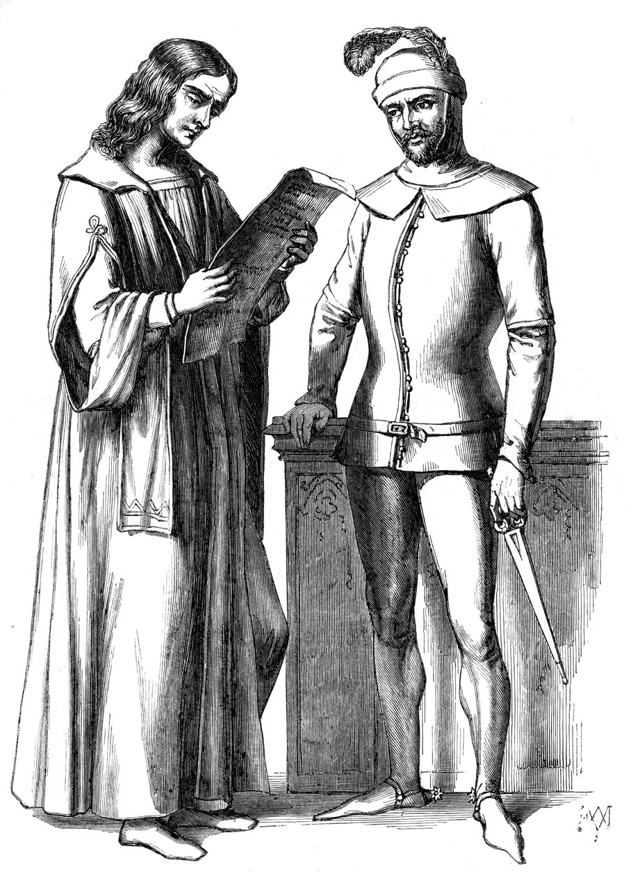 Costumi italiani del XV secolo, 1849 da Unbekannt