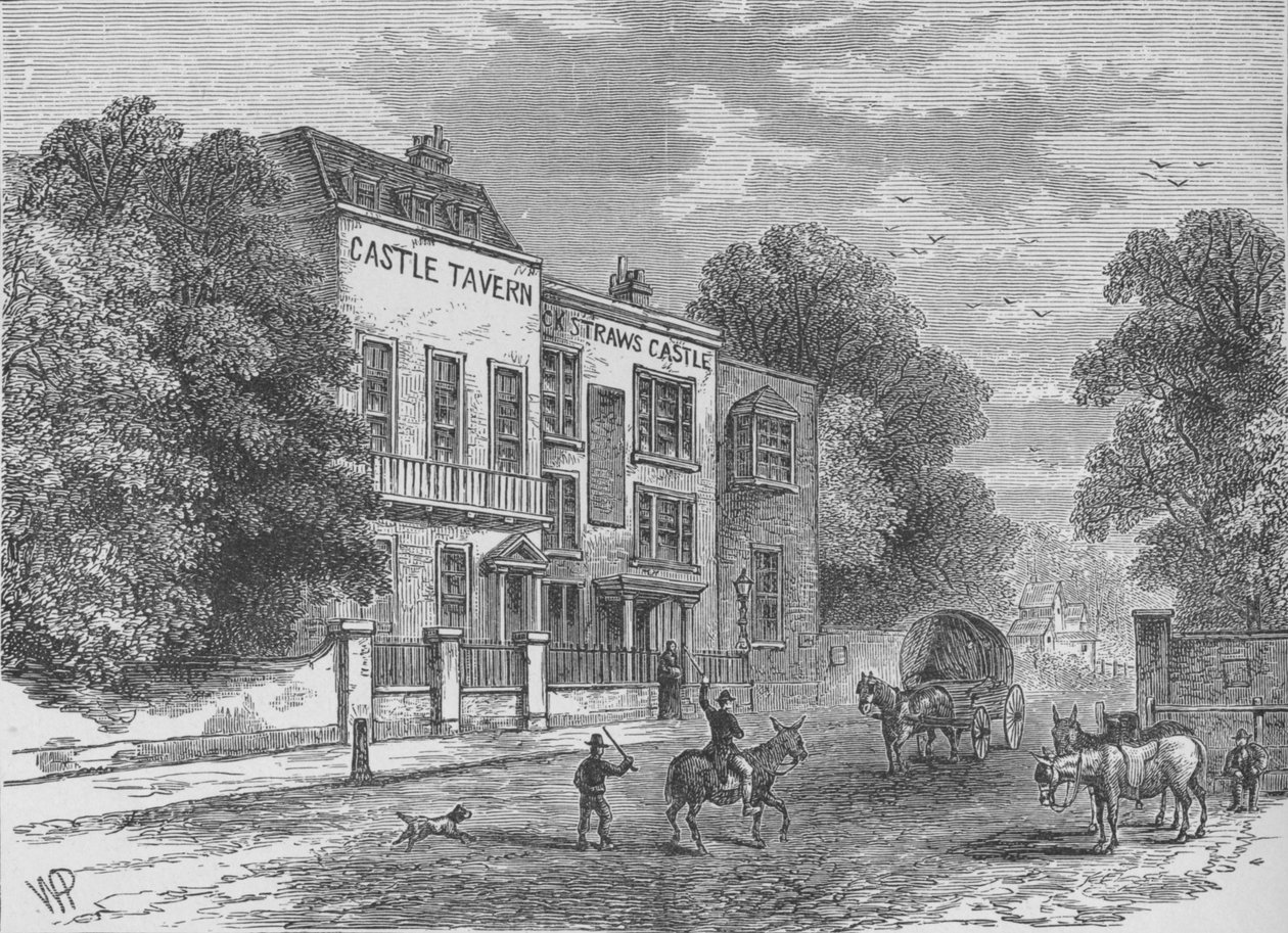 Jack Straws Castle, Hampstead, Londra, c1900 da Unbekannt