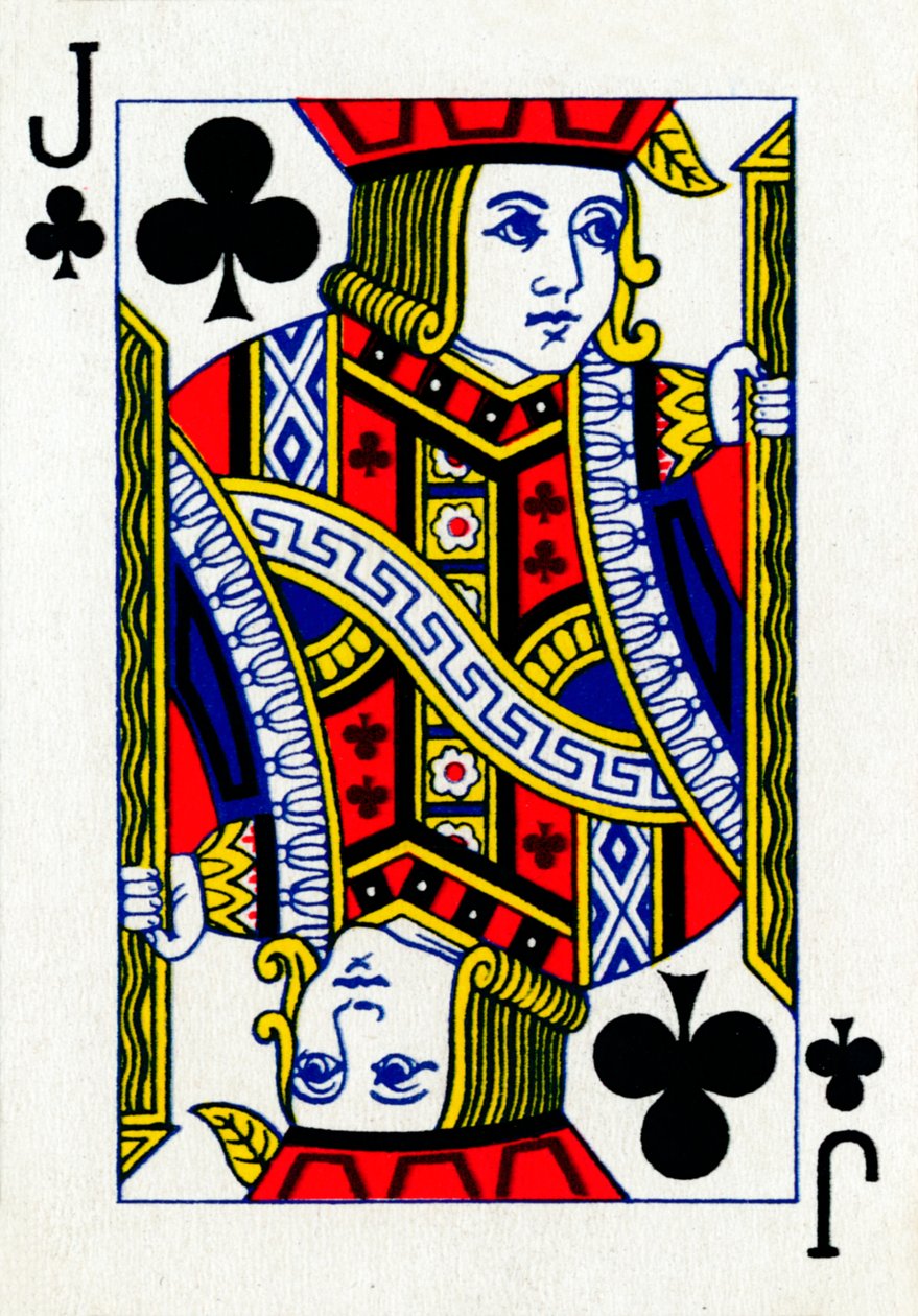 Fante di fiori da un mazzo di carte da gioco Goodall & Son Ltd., c1940 da Unbekannt