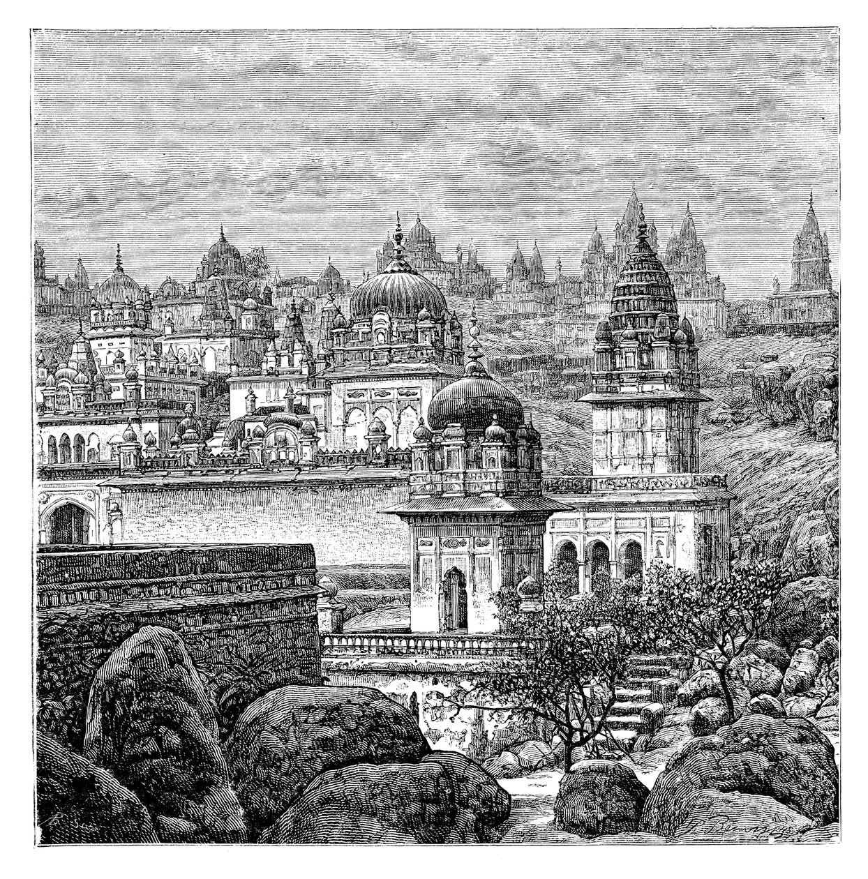 Templi Jaina, Junagadh, Gujarat, India, 1895 da Unbekannt