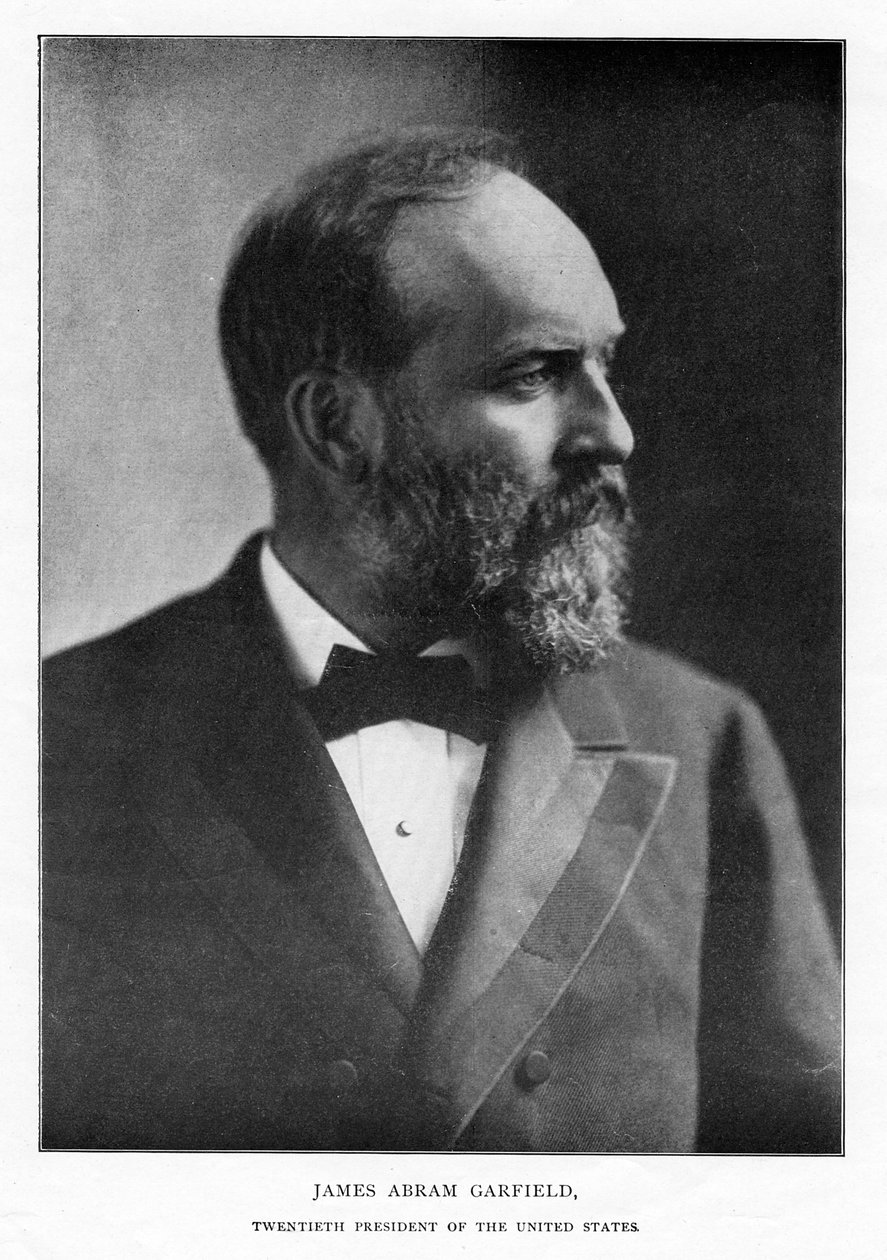 James Abram Garfield, 20º Presidente degli Stati Uniti, c1881 da Unbekannt