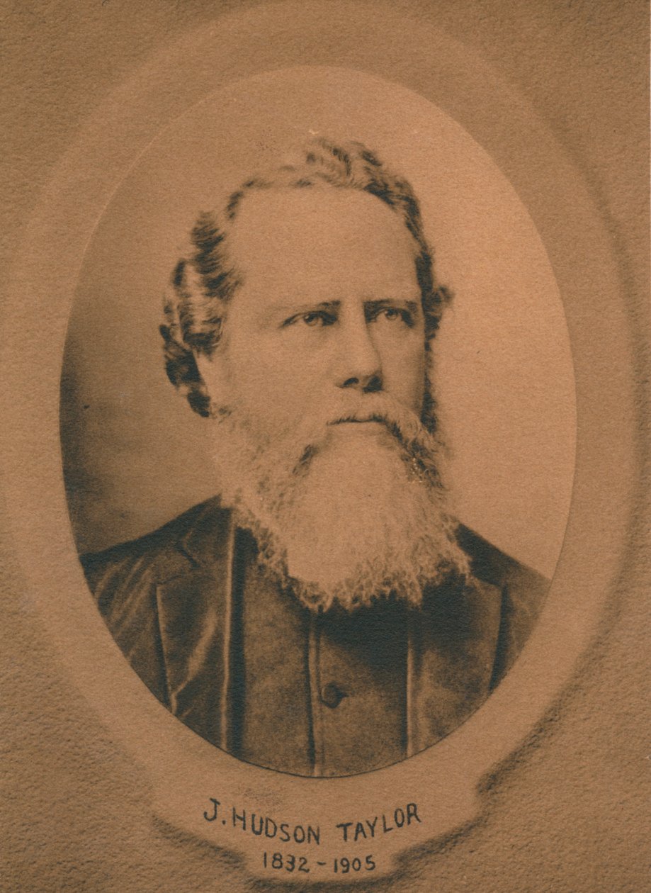 James Hudson Taylor 1832-1905, missionario cristiano protestante britannico in Cina, c1910s da Unbekannt