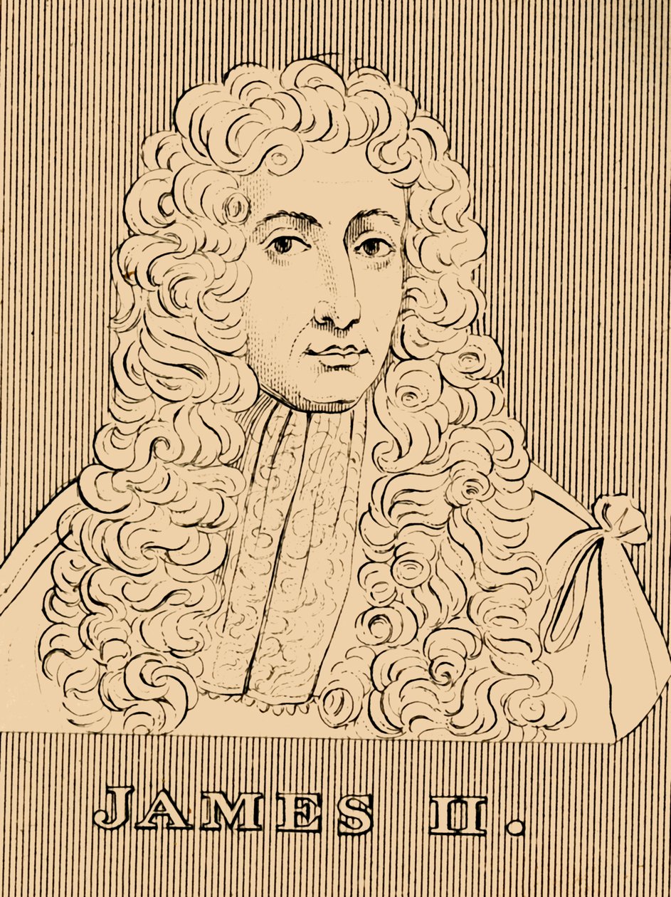 Giacomo II, 1633-1701, 1830 da Unbekannt