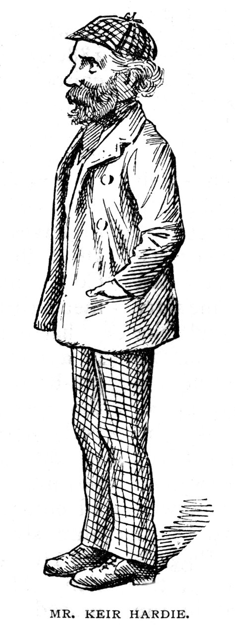 James Keir Hardie, sindacalista e politico laburista britannico nato in Scozia, 1903 da Unbekannt